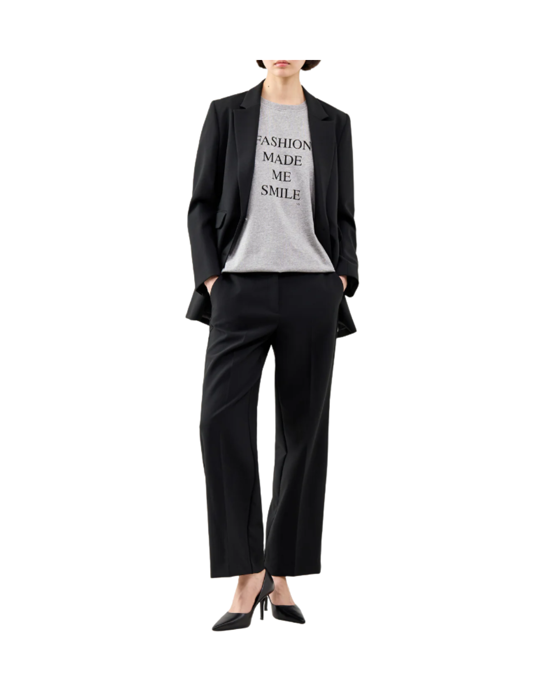 Slogan Tee - Fashion Made Me Smile