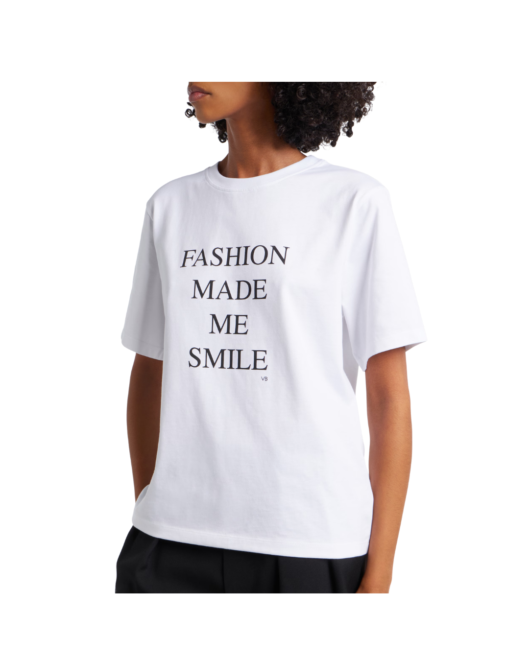 Slogan Tee - Fashion Made Me Smile