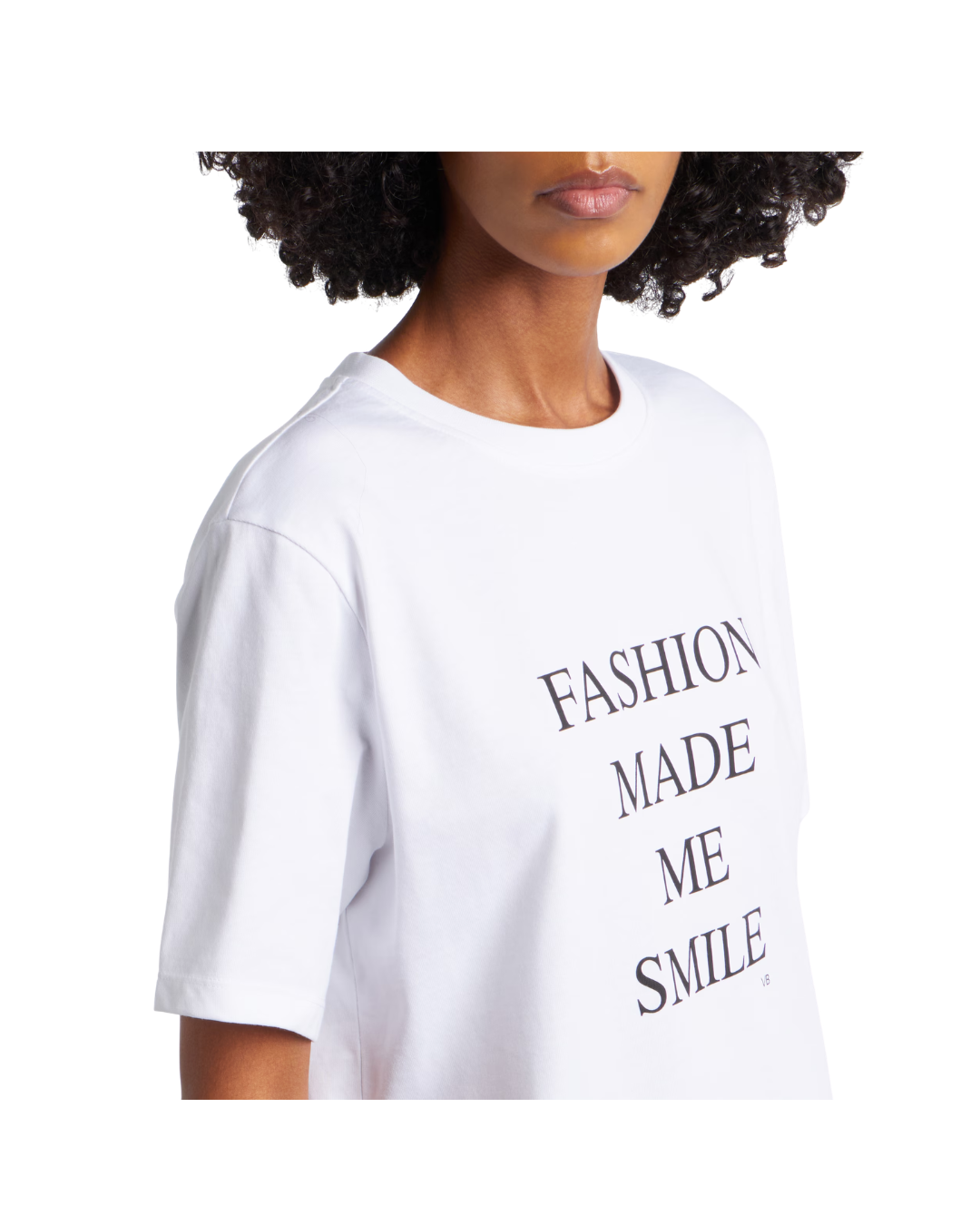 Slogan Tee - Fashion Made Me Smile
