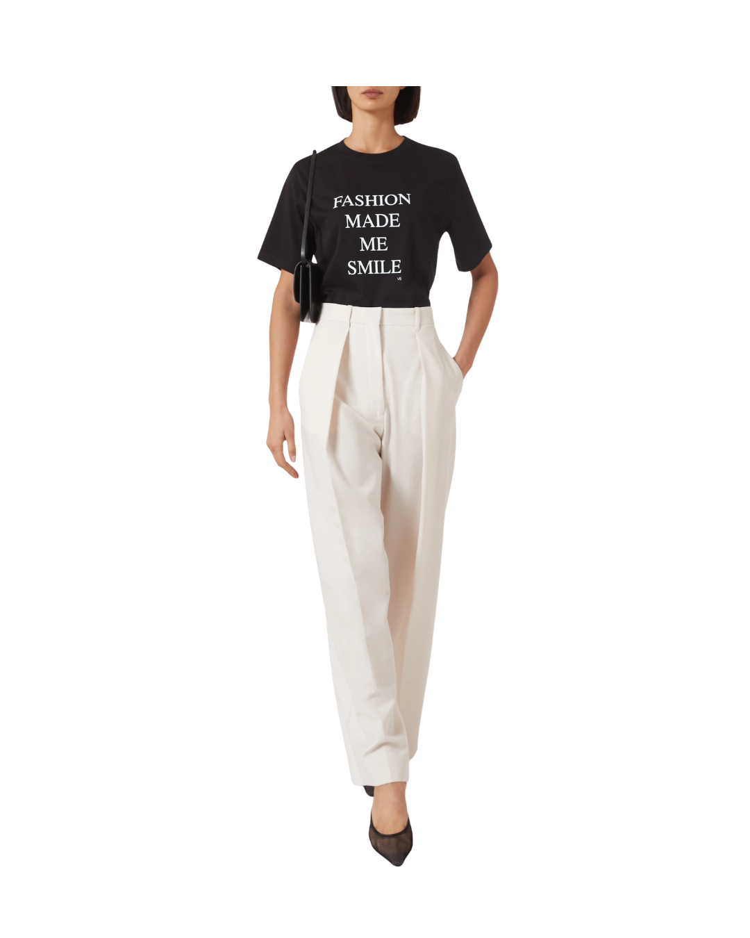 Slogan Tee - Fashion Made Me Smile