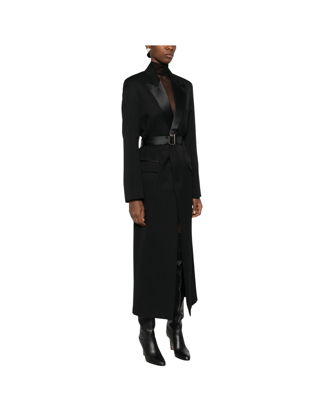 Belted Tailored Coat