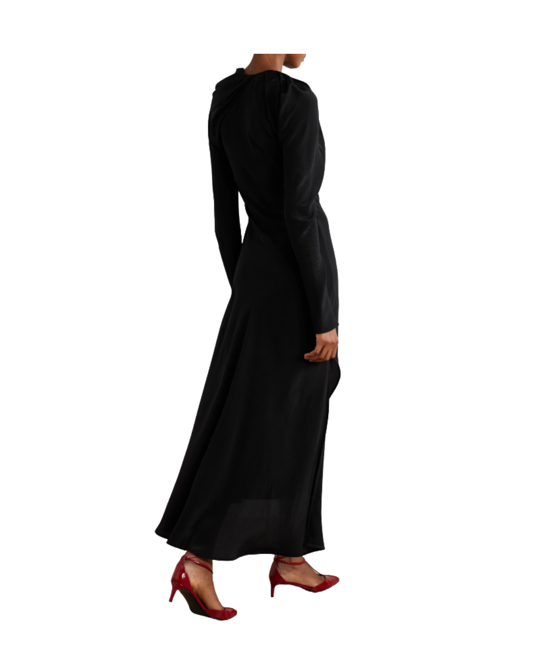 Long Sleeve Chain Detail Dress