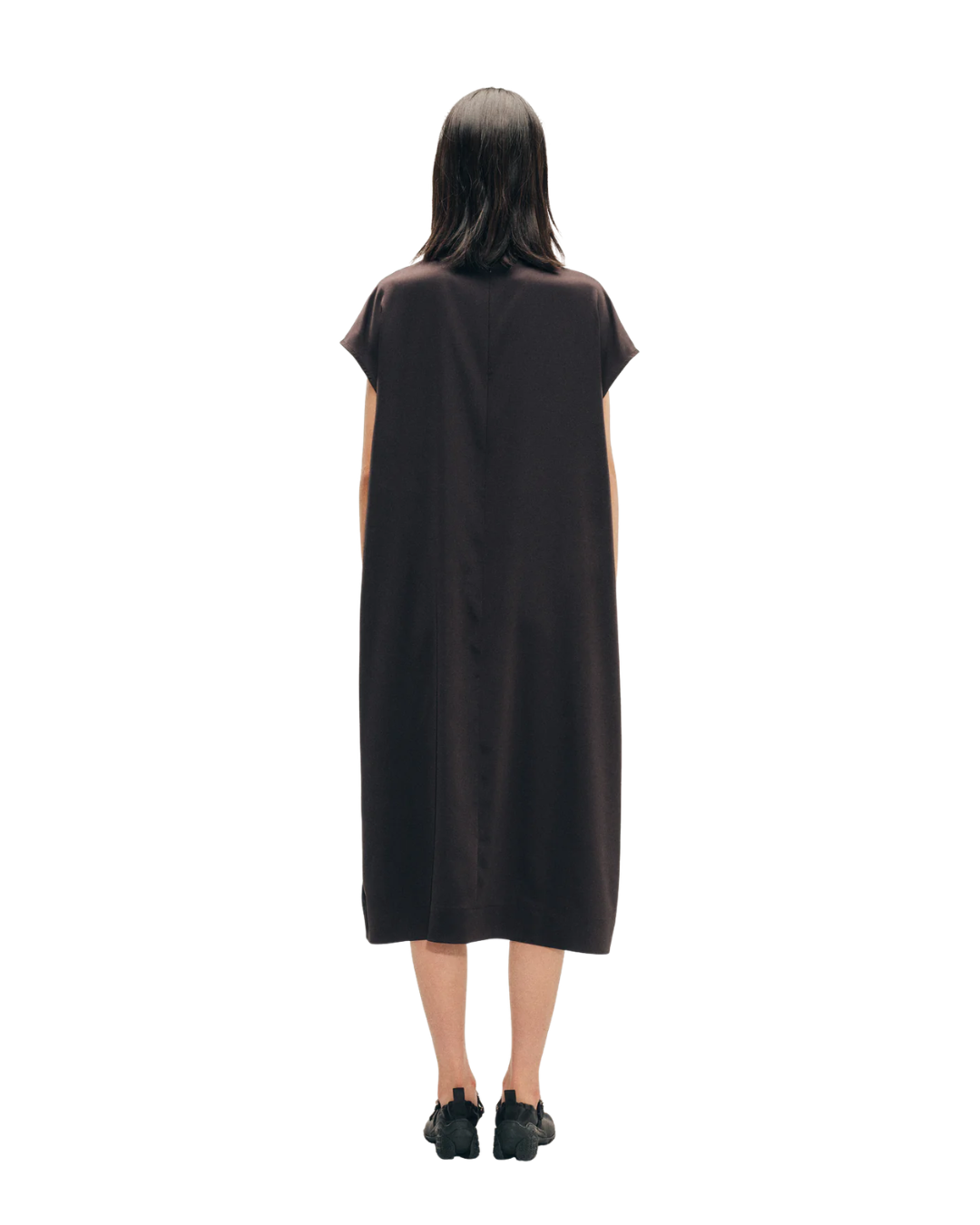 Poppy Motif Smock Dress