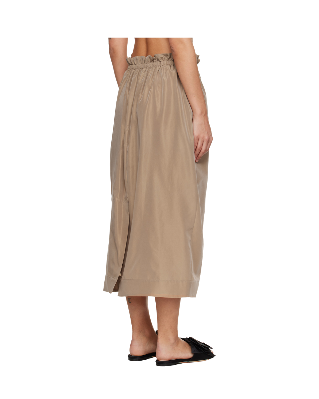 Gathered Waist Tulip Skirt