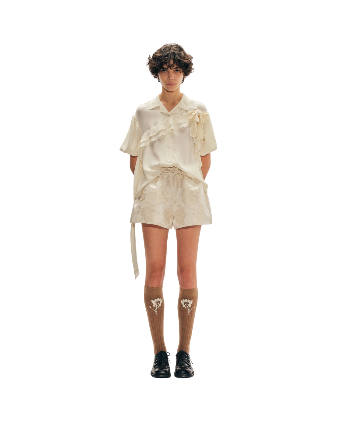 Elasticated Rose Shorts