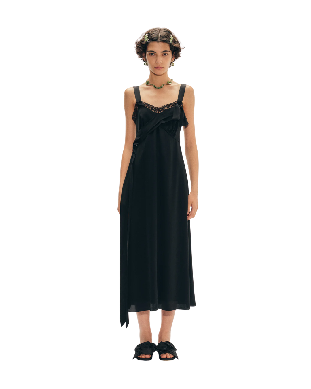 Bow Sash Slip Dress