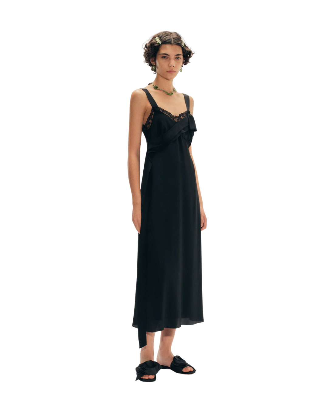Bow Sash Slip Dress
