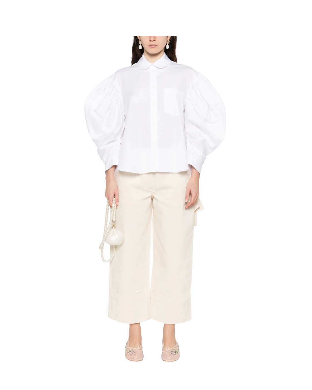 Straight Leg Bow Loop Jeans