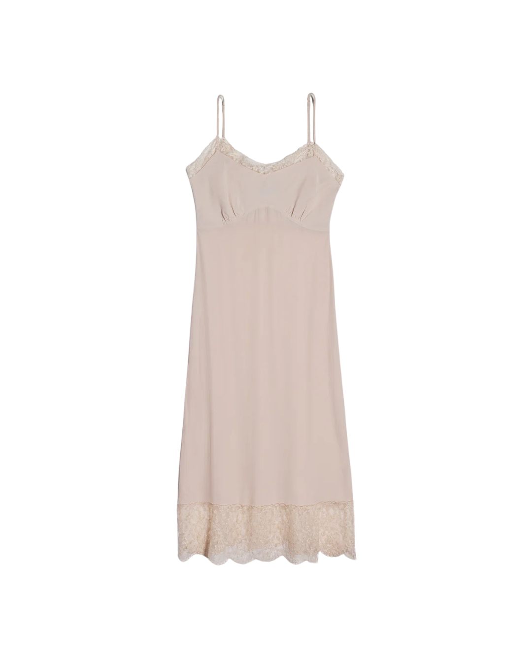 Lace Trim Slip Dress