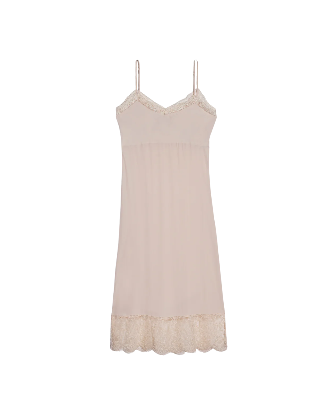 Lace Trim Slip Dress