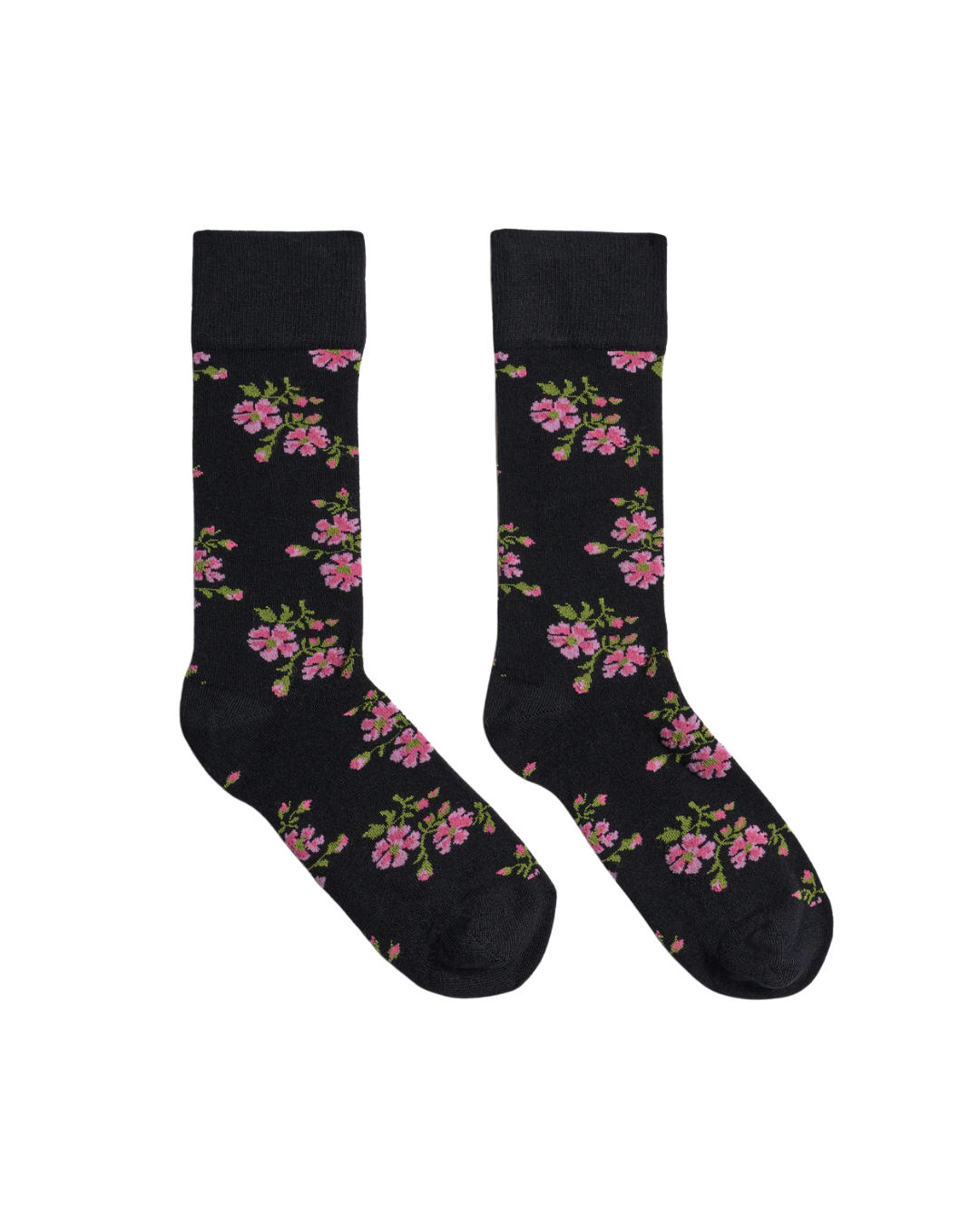 Tiny Flower Jacquard Ankle Socks
