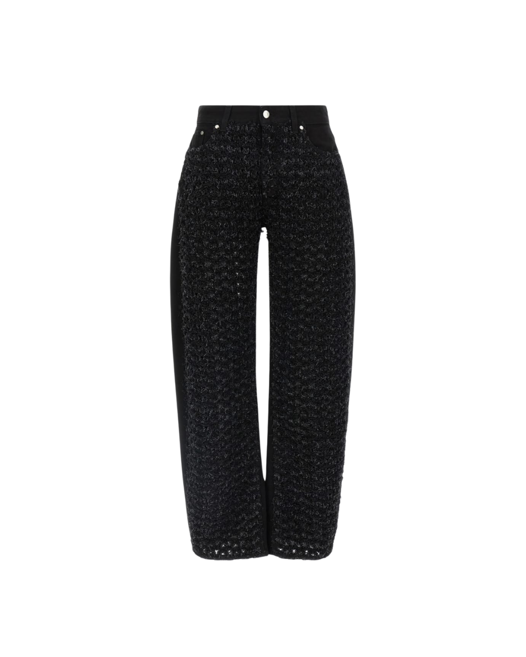 Mid Waist Laser Boucle Relaxed Curve Jeans