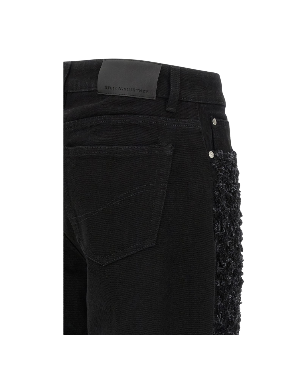 Mid Waist Laser Boucle Relaxed Curve Jeans