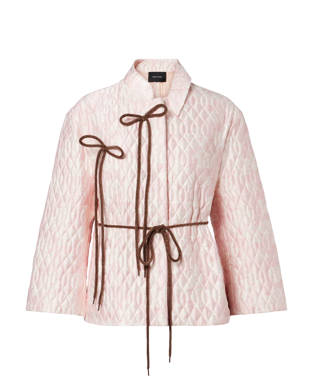 Quilted Offset Fragment Collar Jacket