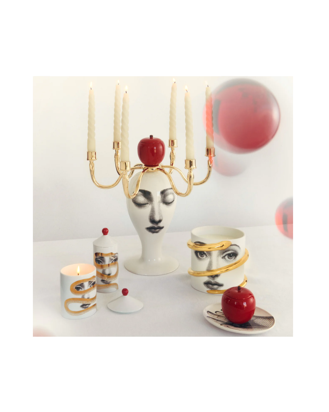 SUL TARDI Candelabra - Peccato Originale Décor - Frutto Proibito Fragrance