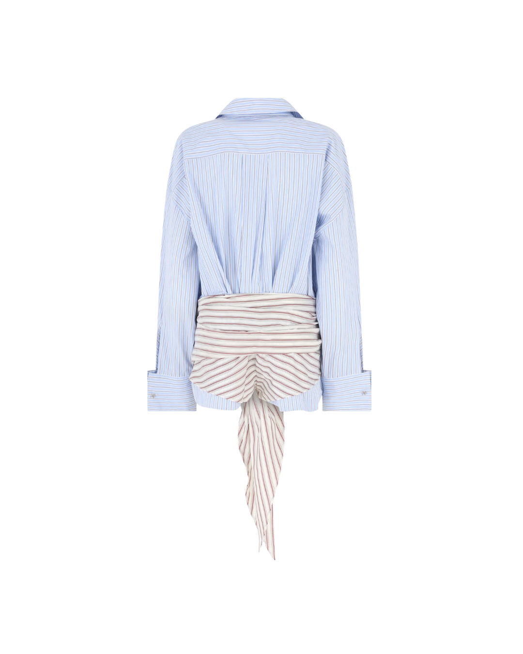 Blue Mini Shirt Dress