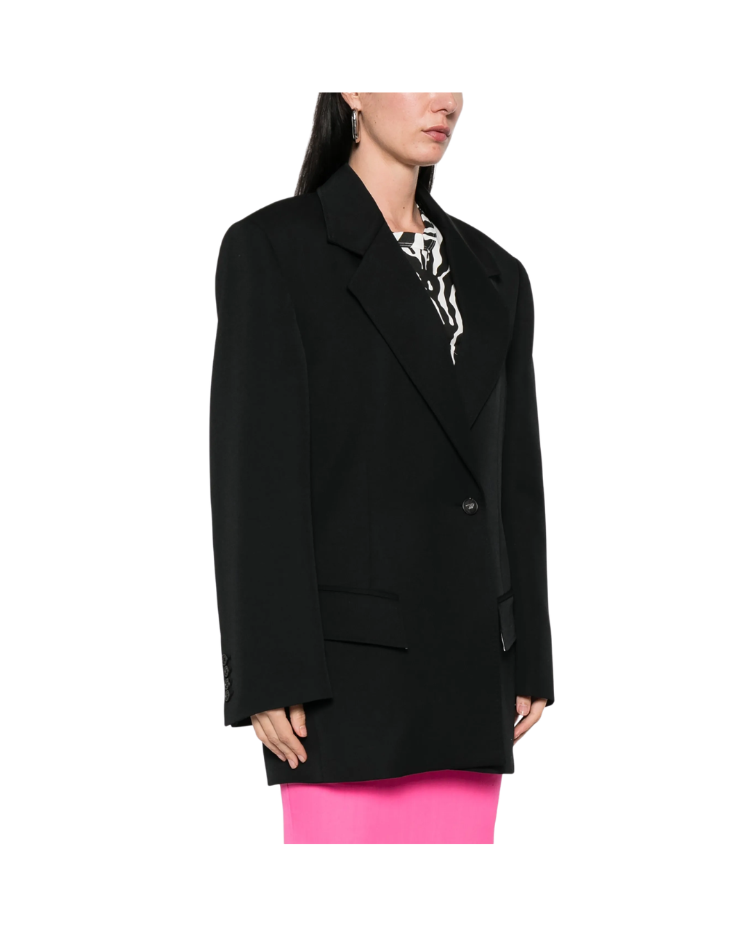 Notched-lapels Blazer