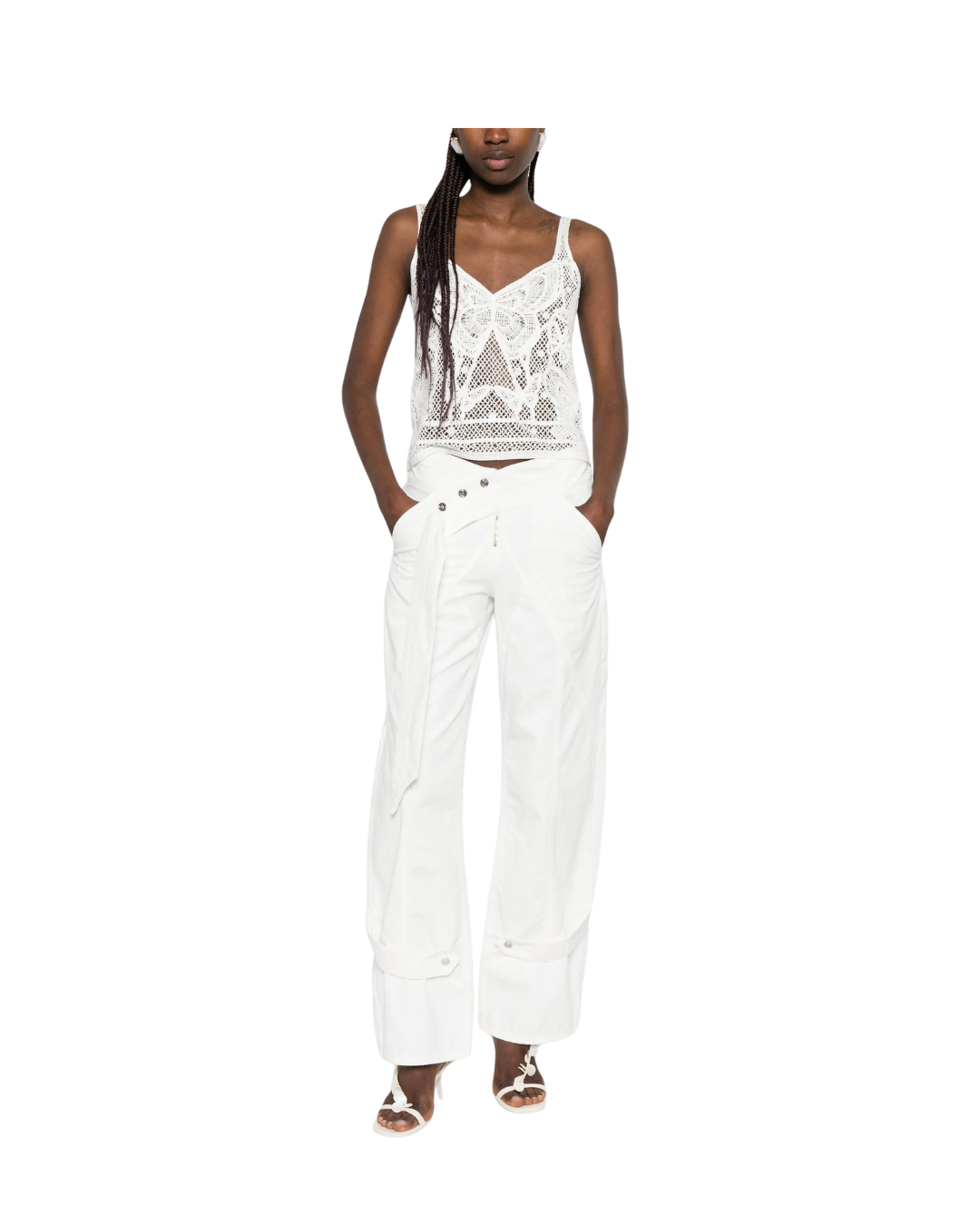 Wide Leg Cotton Bull Pants