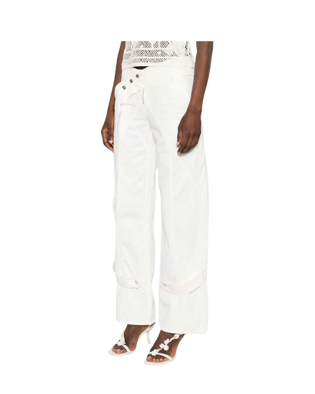 Wide Leg Cotton Bull Pants