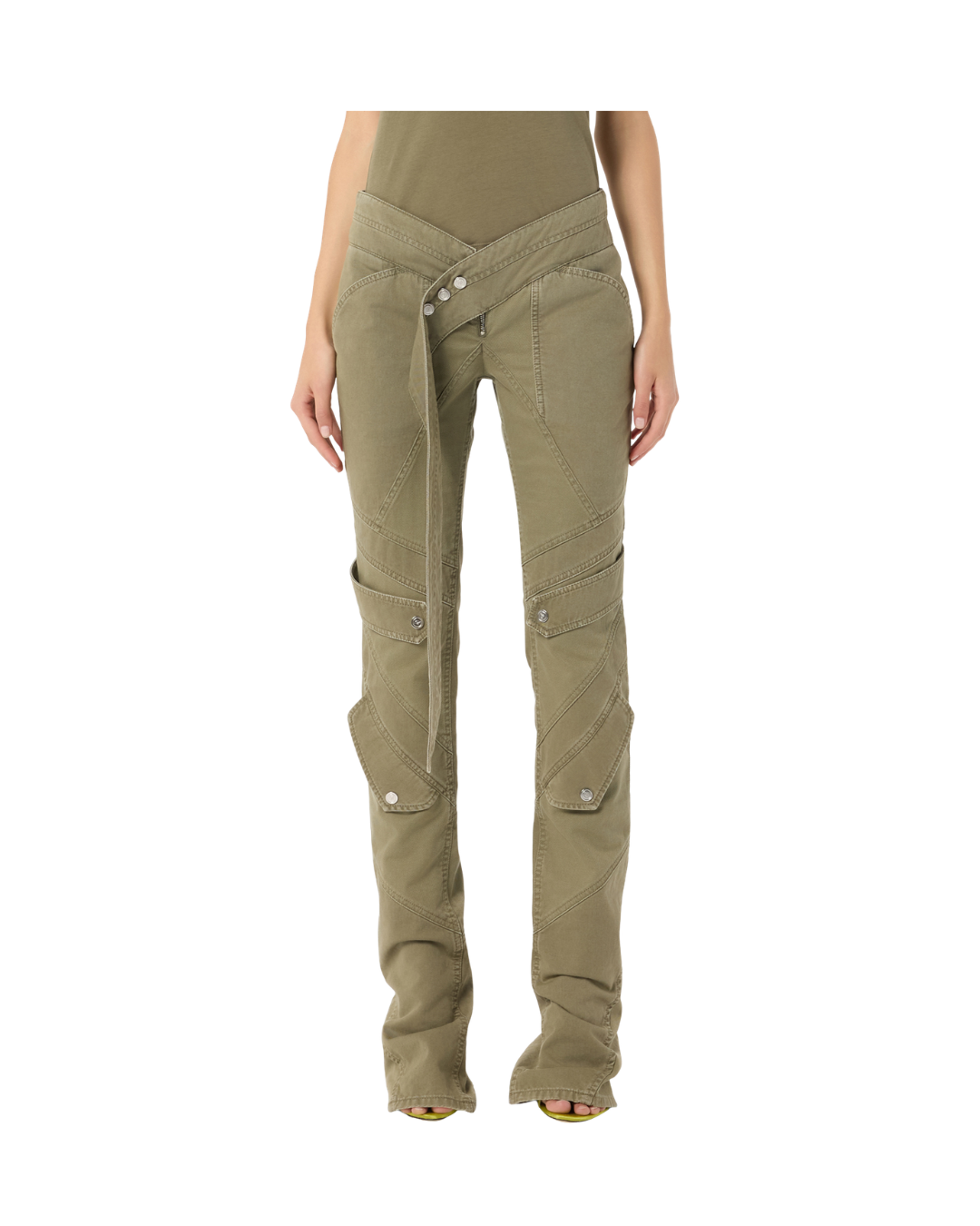 Skinny Cotton Bull Pants