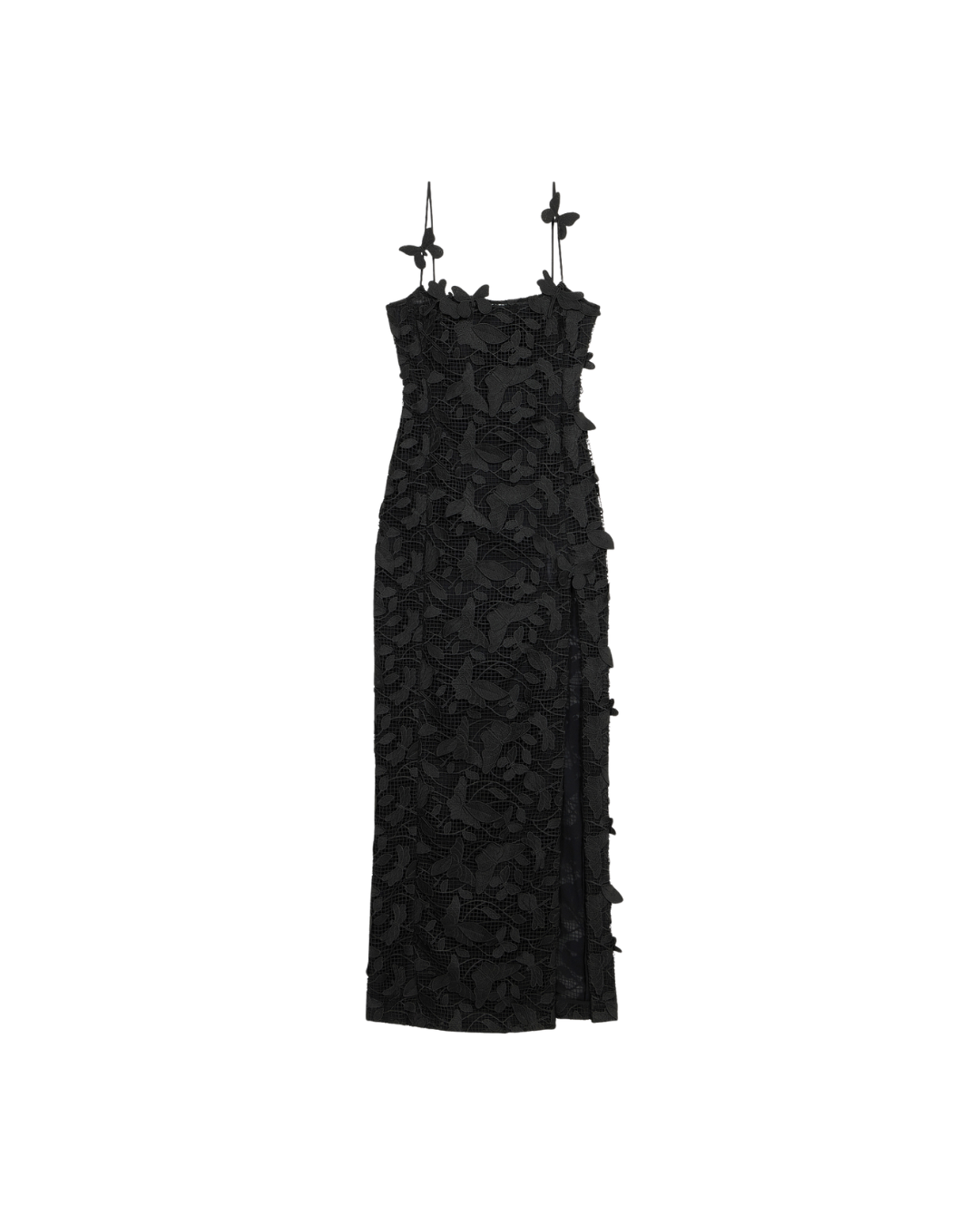 Long Dress In Macramé Lace