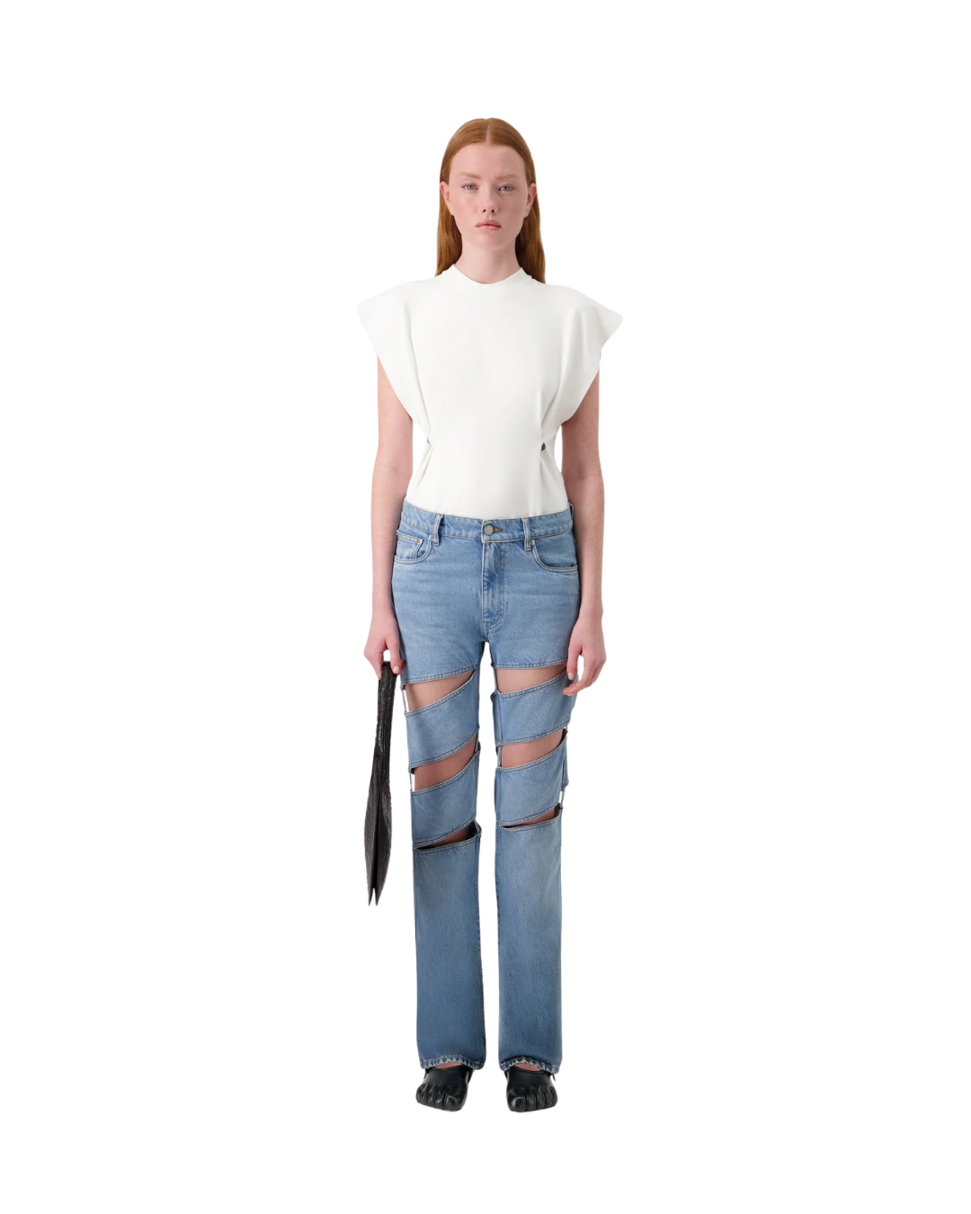 Spiral Denim Pants
