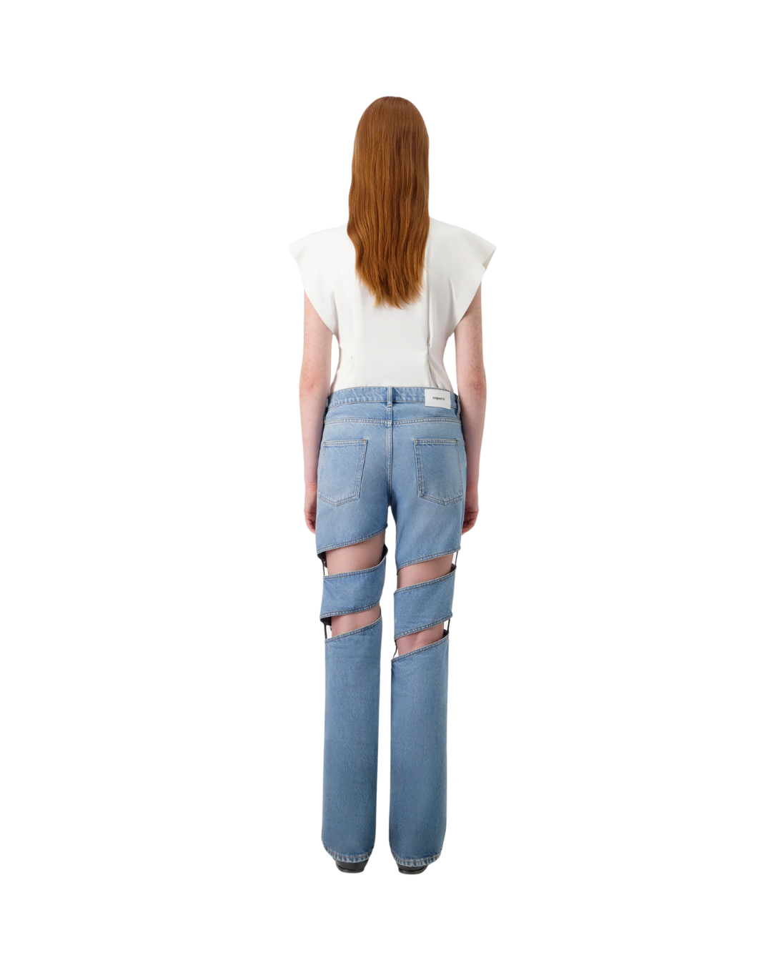 Spiral Denim Pants