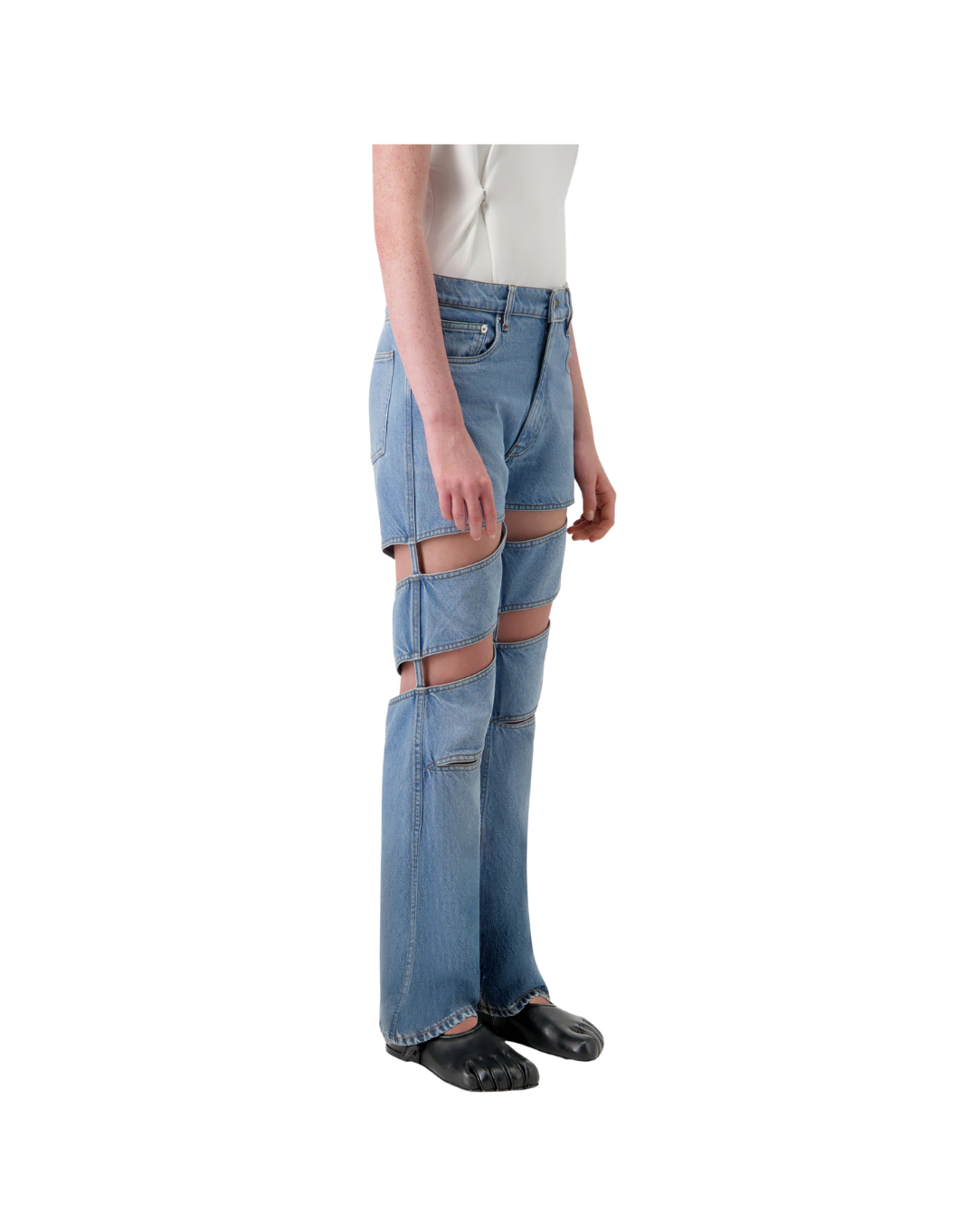 Spiral Denim Pants
