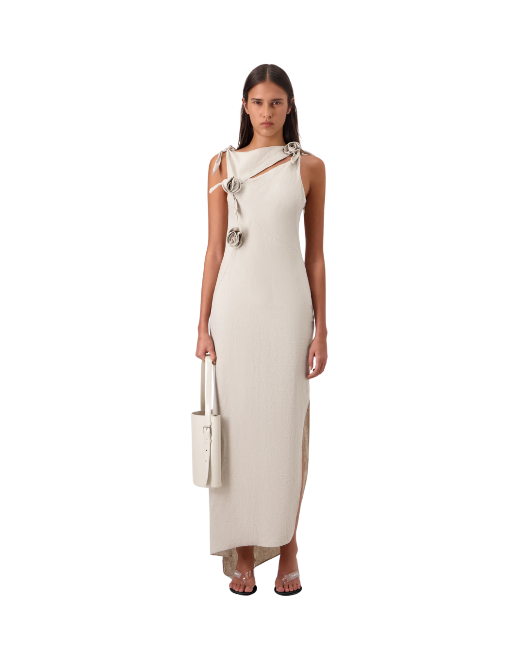Linen Flower Gown