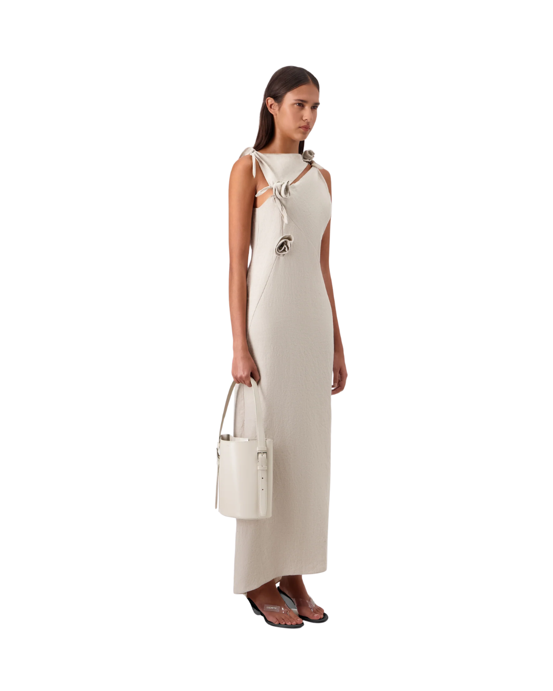 Linen Flower Gown