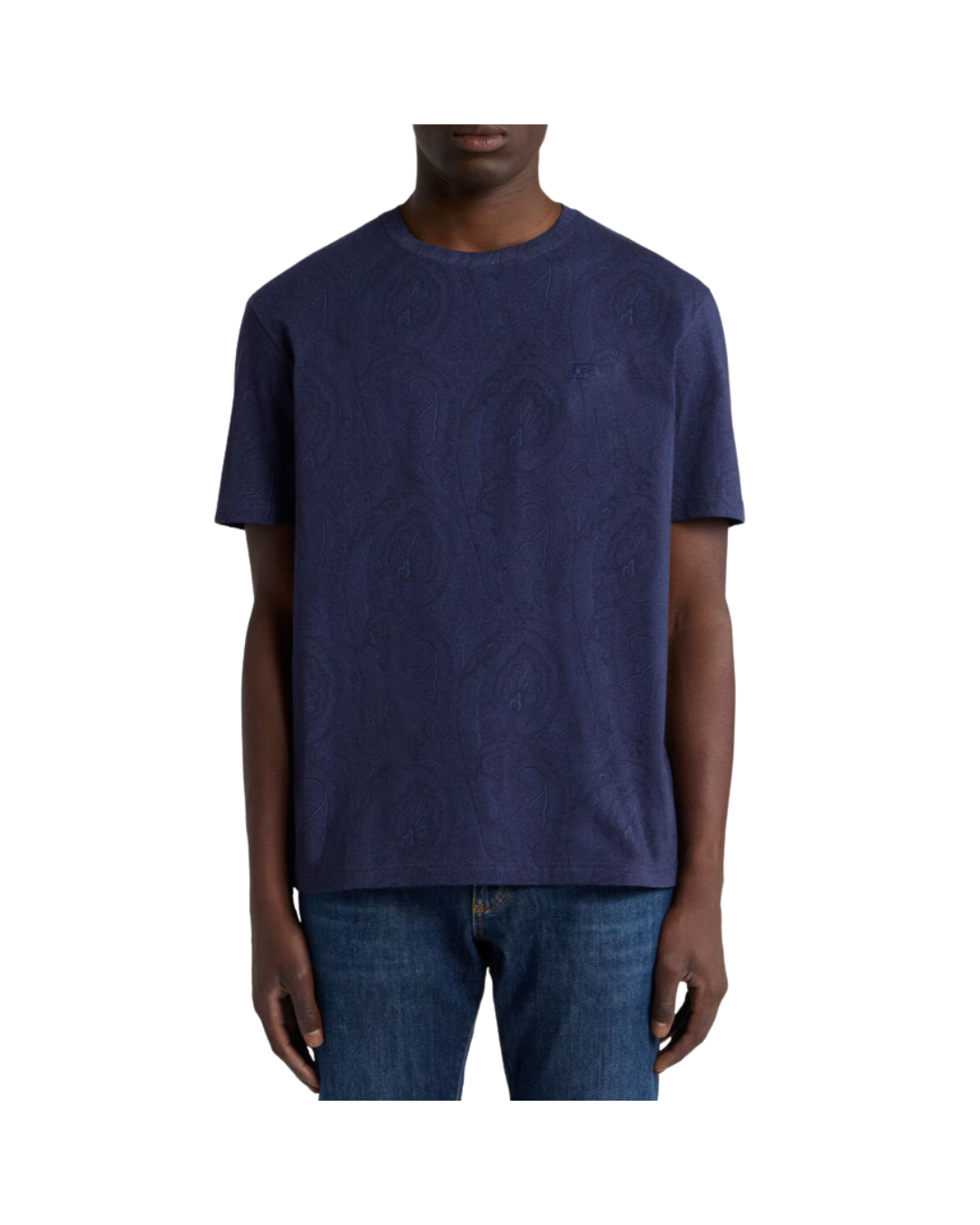 Cotton T-shirt With Arnica Motif