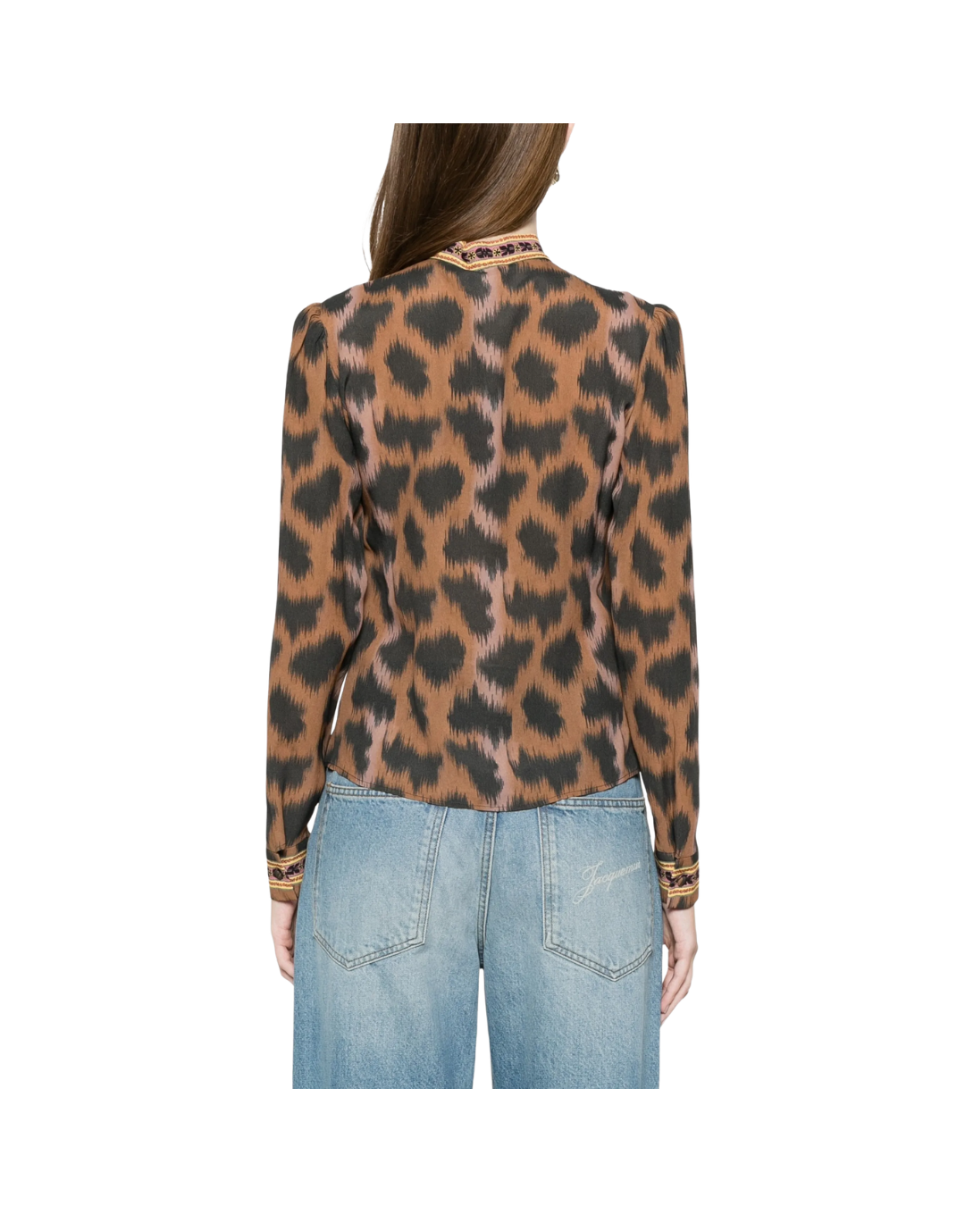 Slim Fit Shirt With Scarf