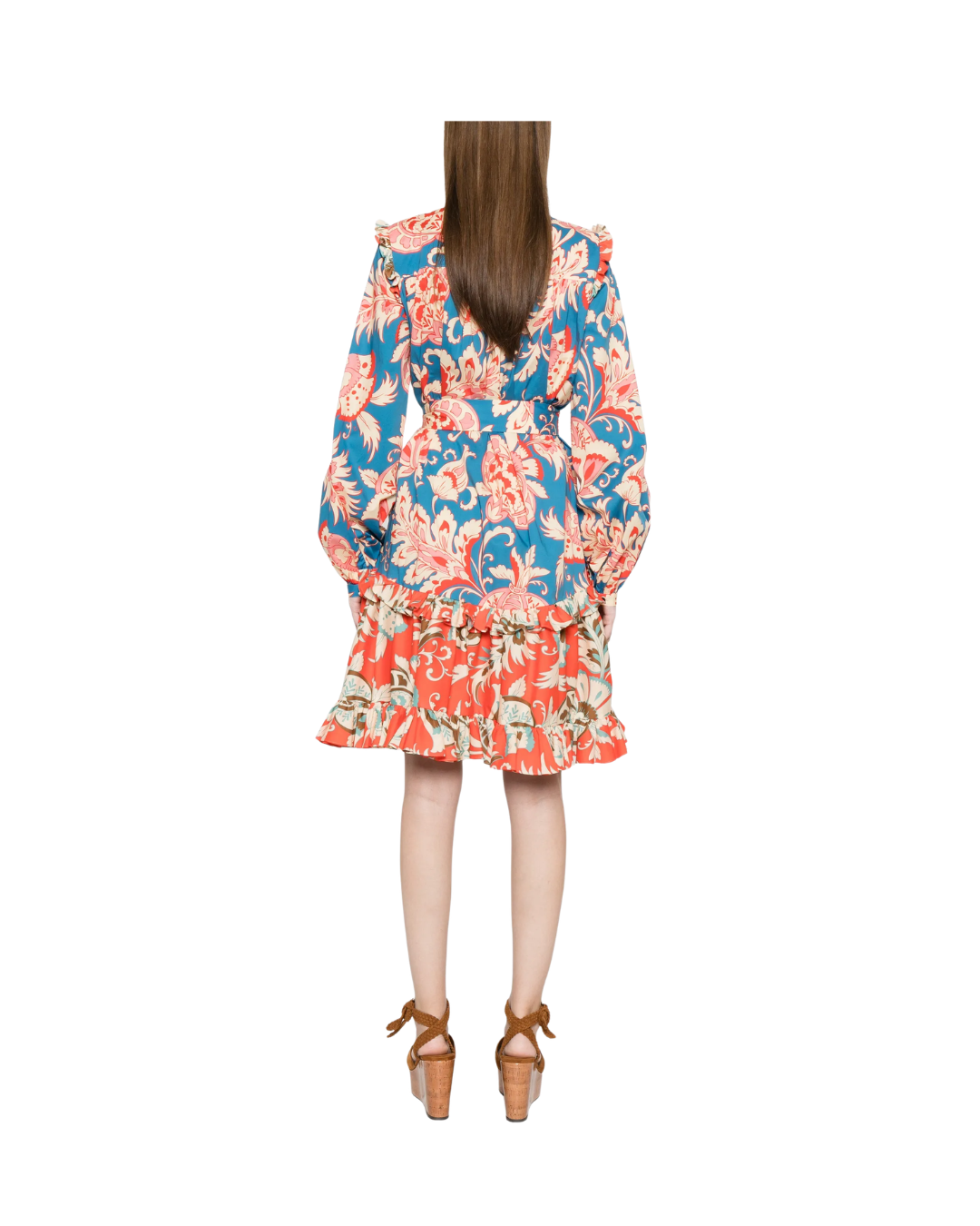 Short Wide Dress With Belt