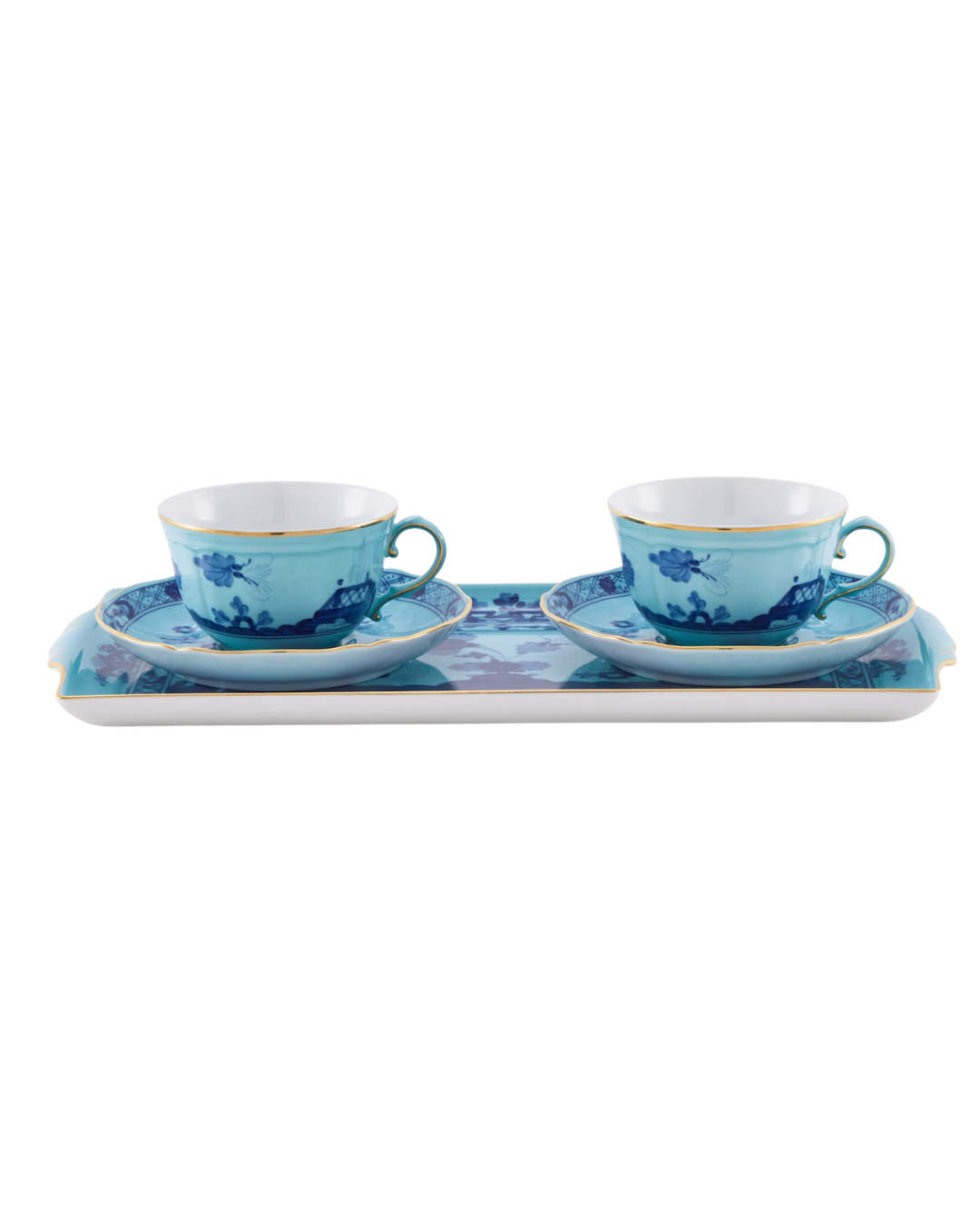Iris Tea Set For Two With Tray