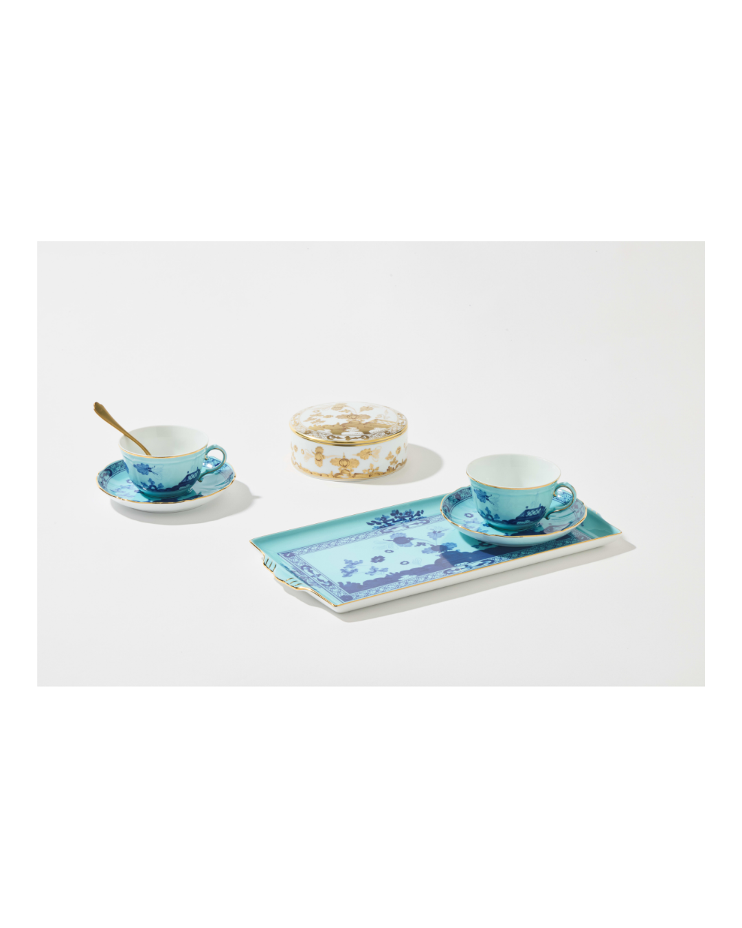Iris Tea Set For Two With Tray