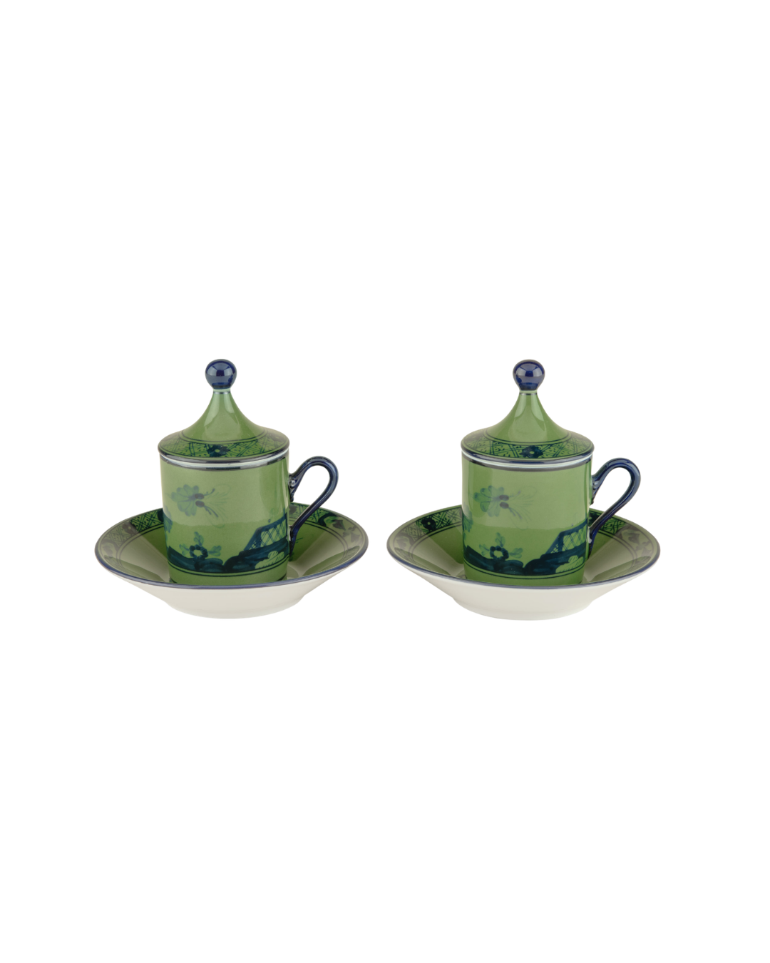 Malachite Espresso Set For Two (80 ML)