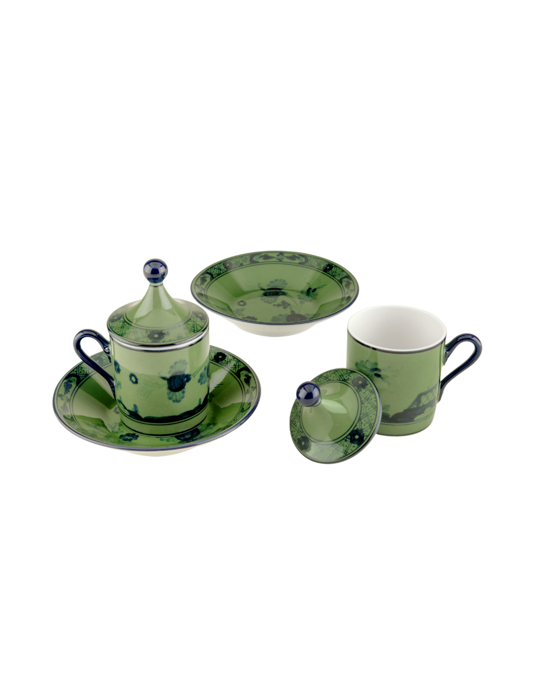 Malachite Espresso Set For Two (80 ML)