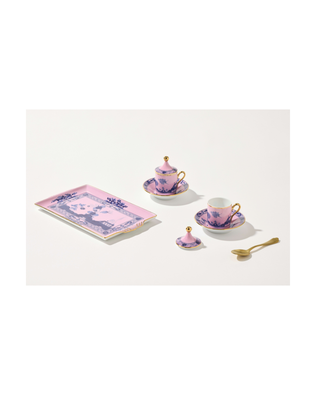 Espresso Set For Two With Tray