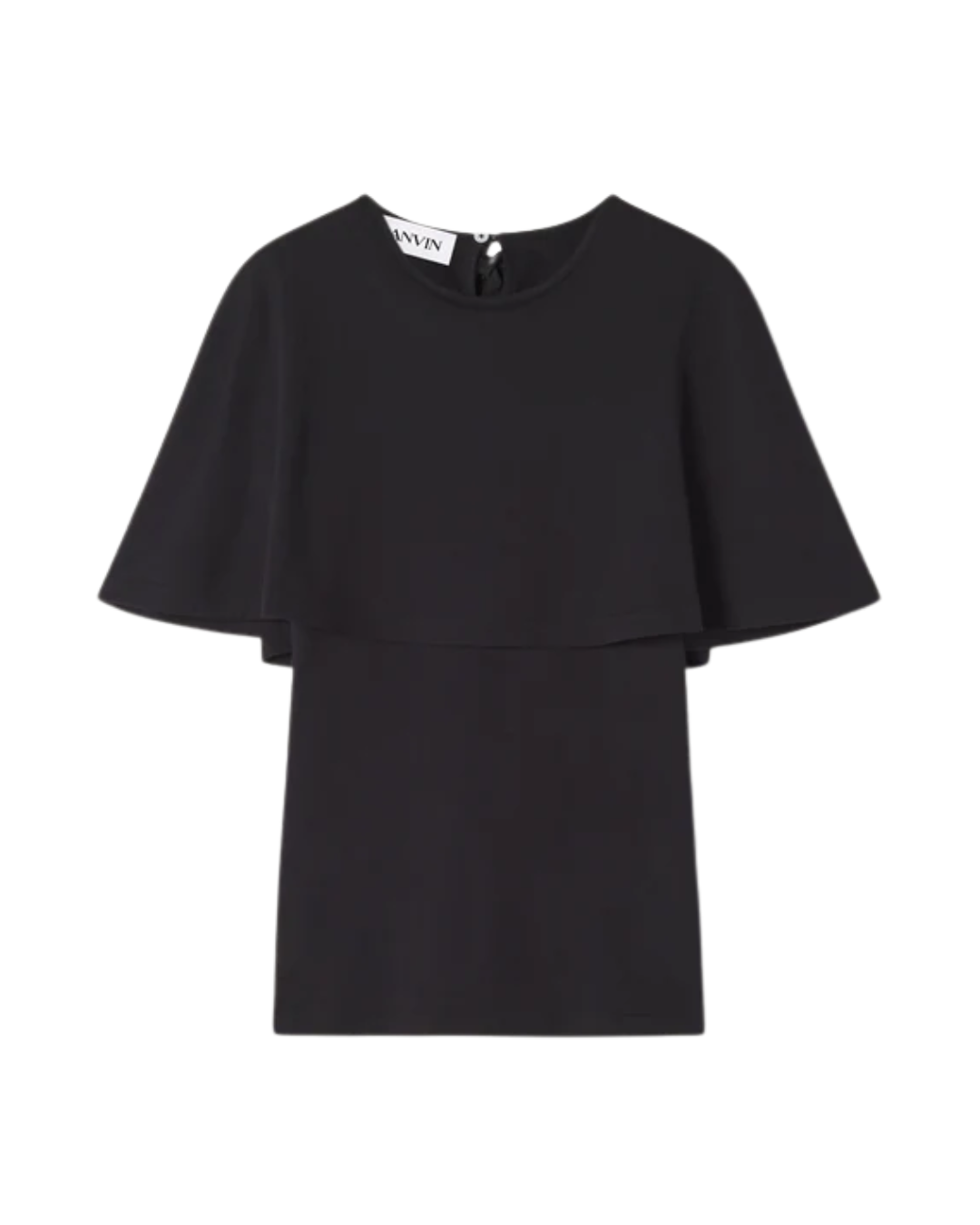 Cape T-shirt In Cotton And Silk