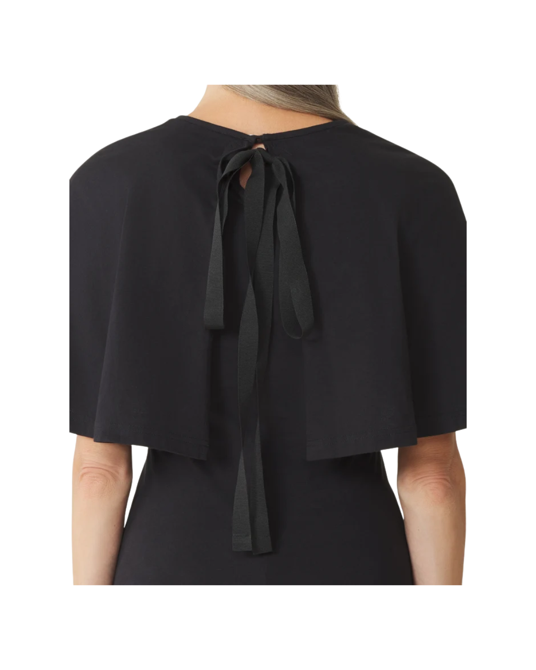 Cape T-shirt In Cotton And Silk