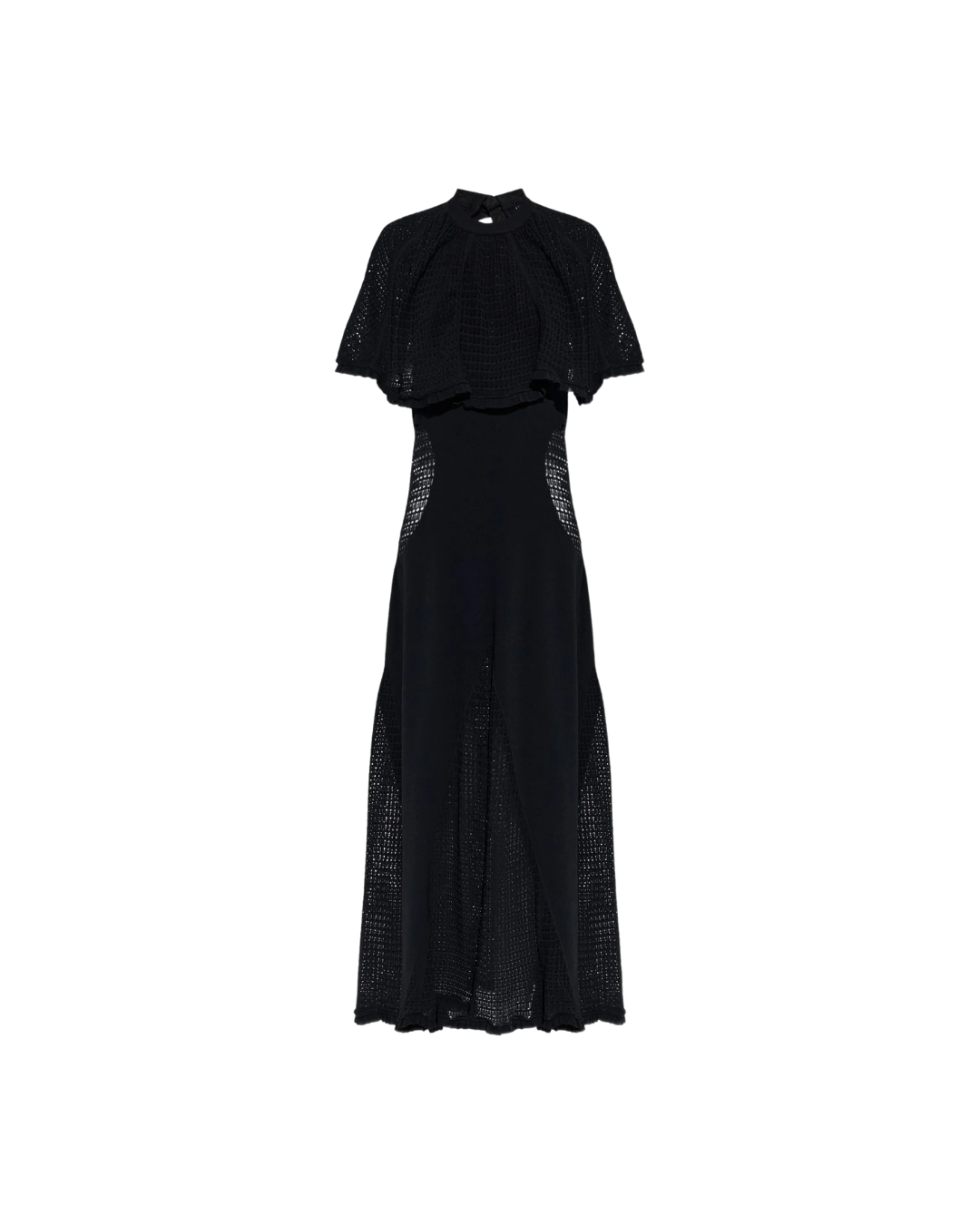 Lace Dress With Cape