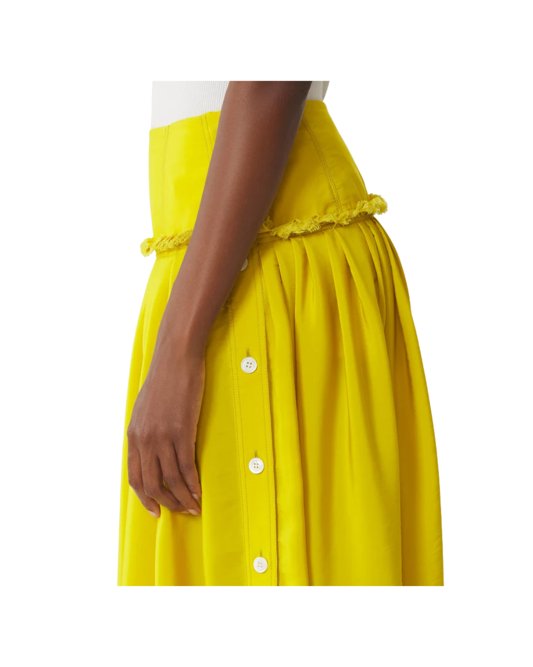 Basque Skirt In Charmeuse
