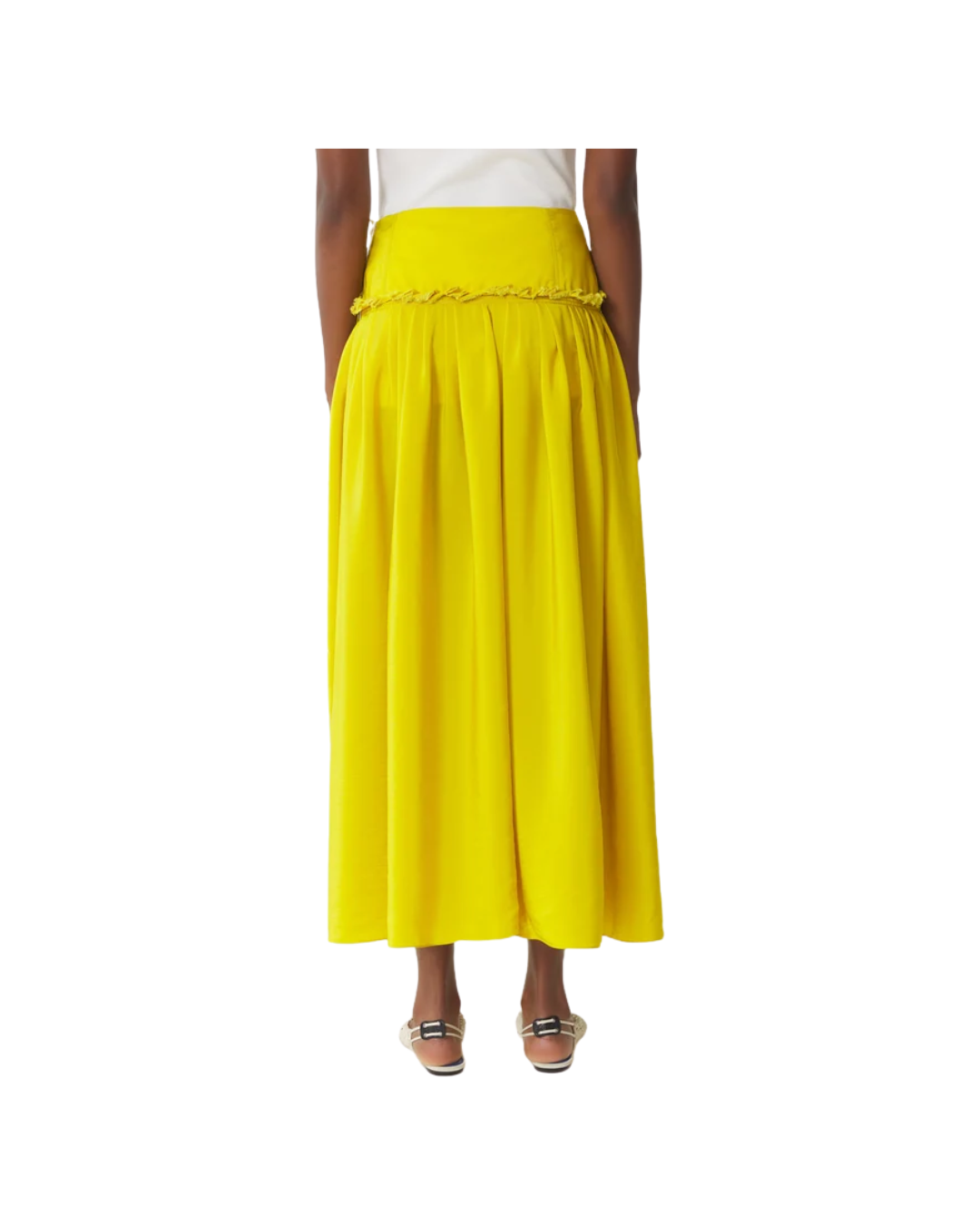 Basque Skirt In Charmeuse