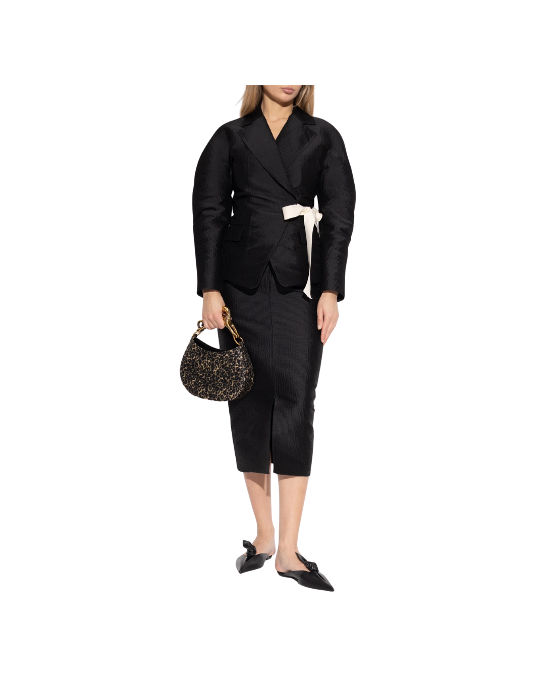 Draped Belt Skirt