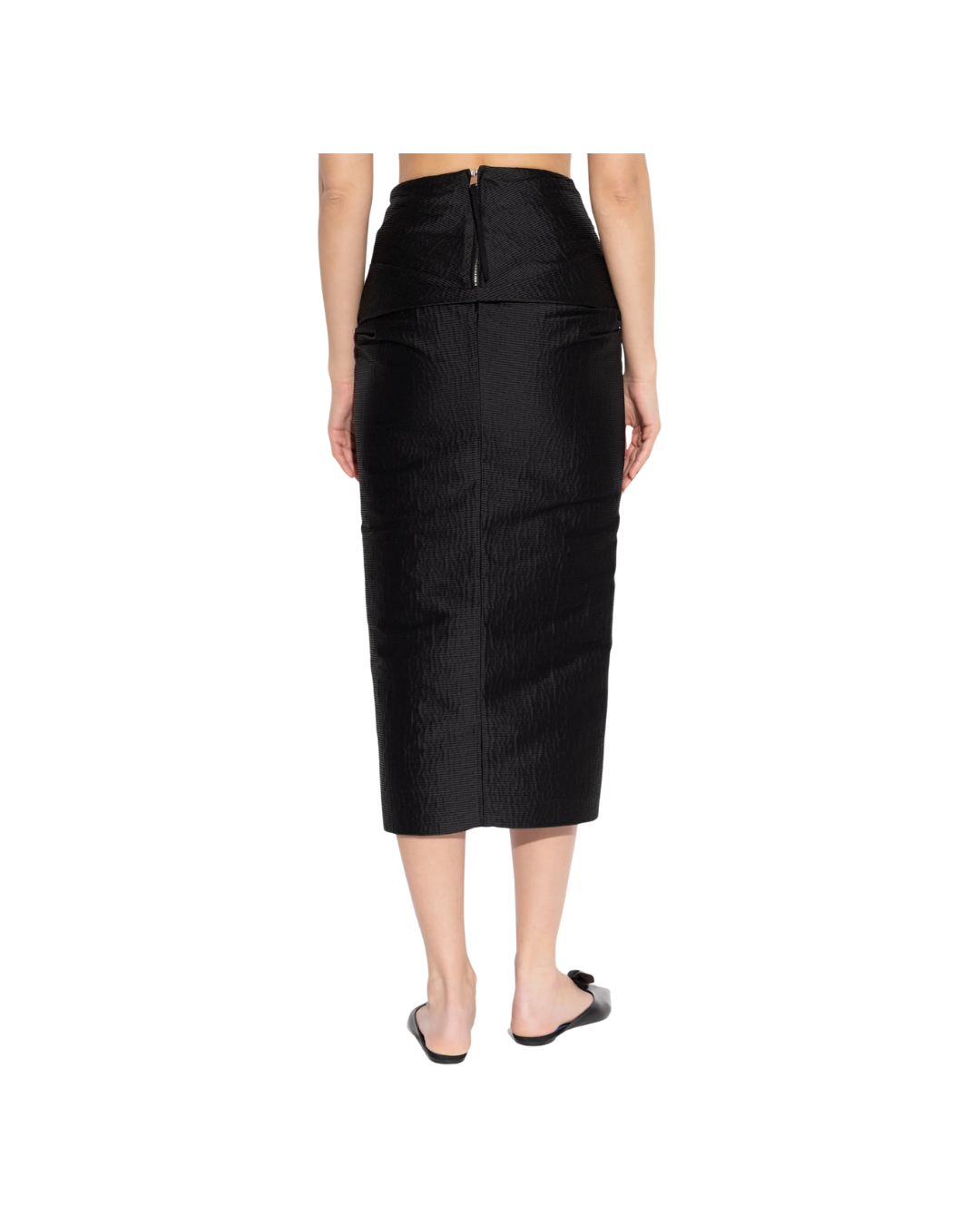 Draped Belt Skirt