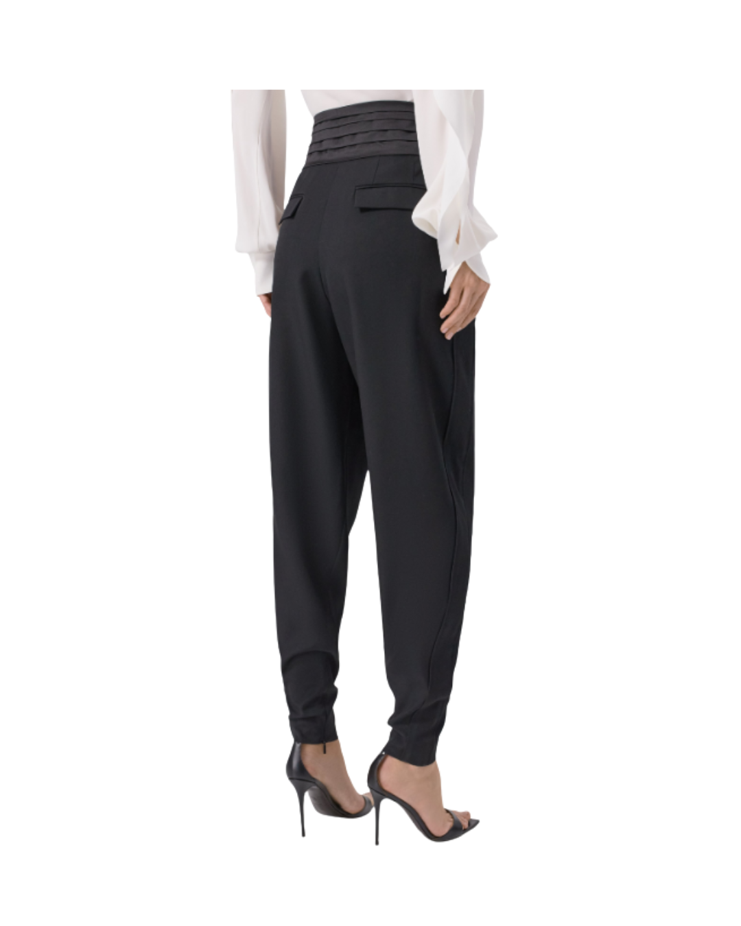 Draped Belt Trousers
