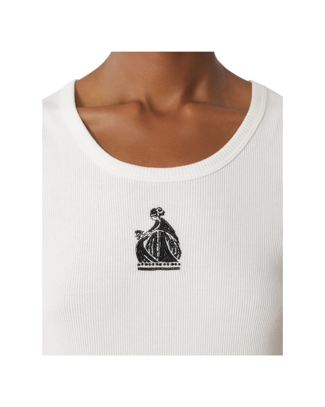 Mother And Child Ribbed Tank Top