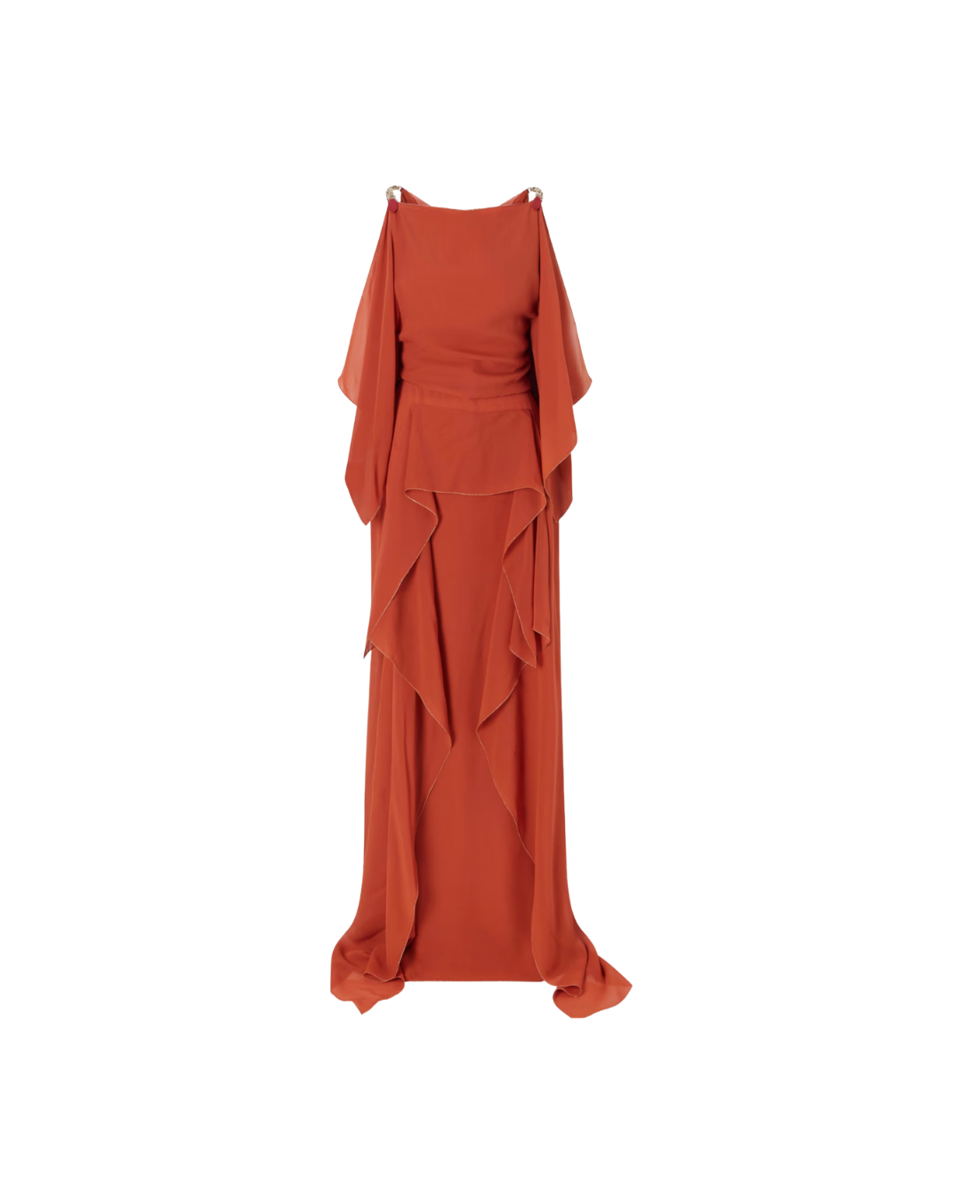 Ruffles Long Dress