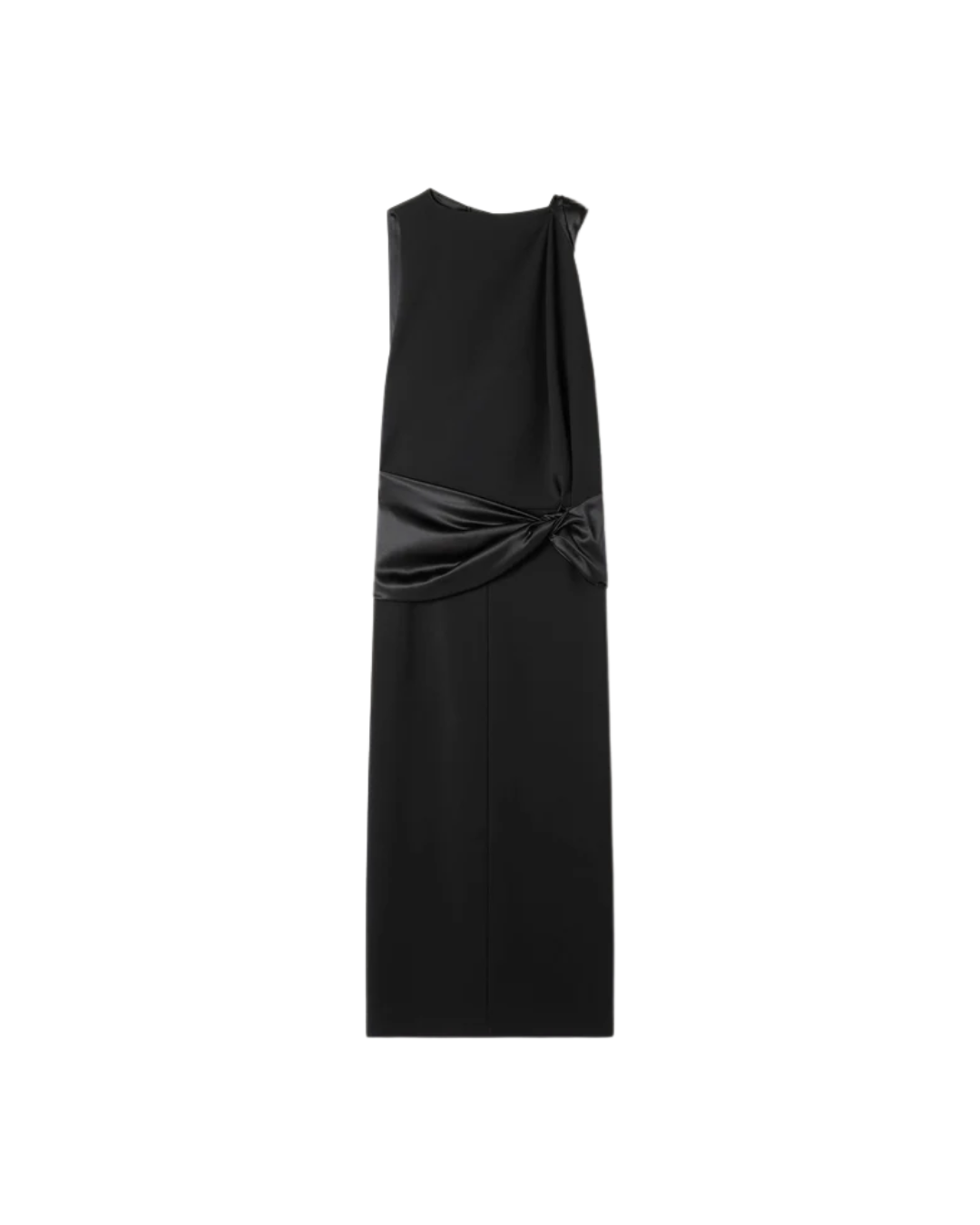 MIDI Dress In Jersey And Satin