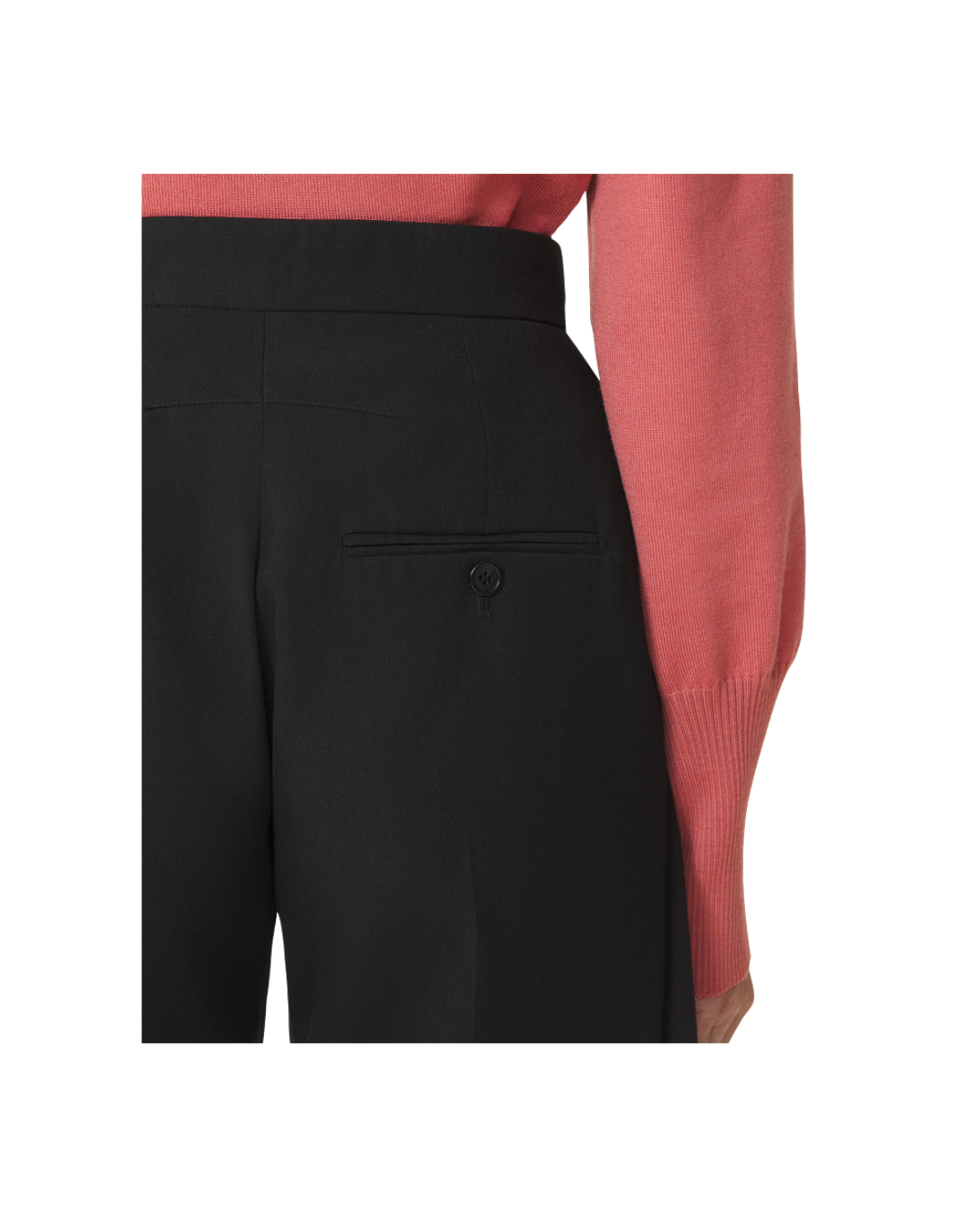 Frilled Wool Pants